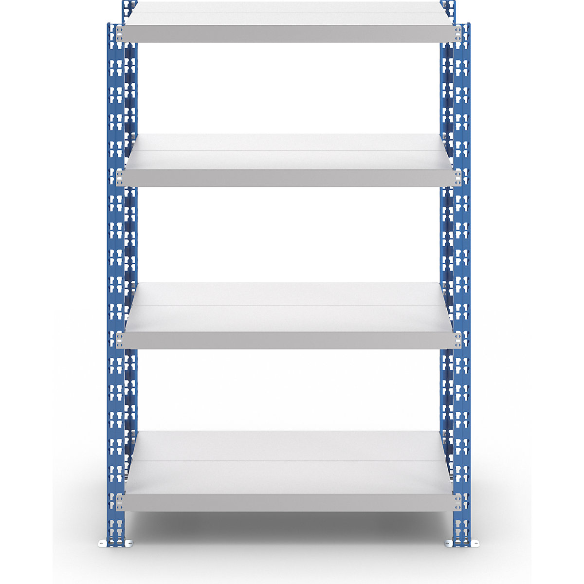 Raft universal cu polițe, stabil – eurokraft basic (Imagine produs 3)-2