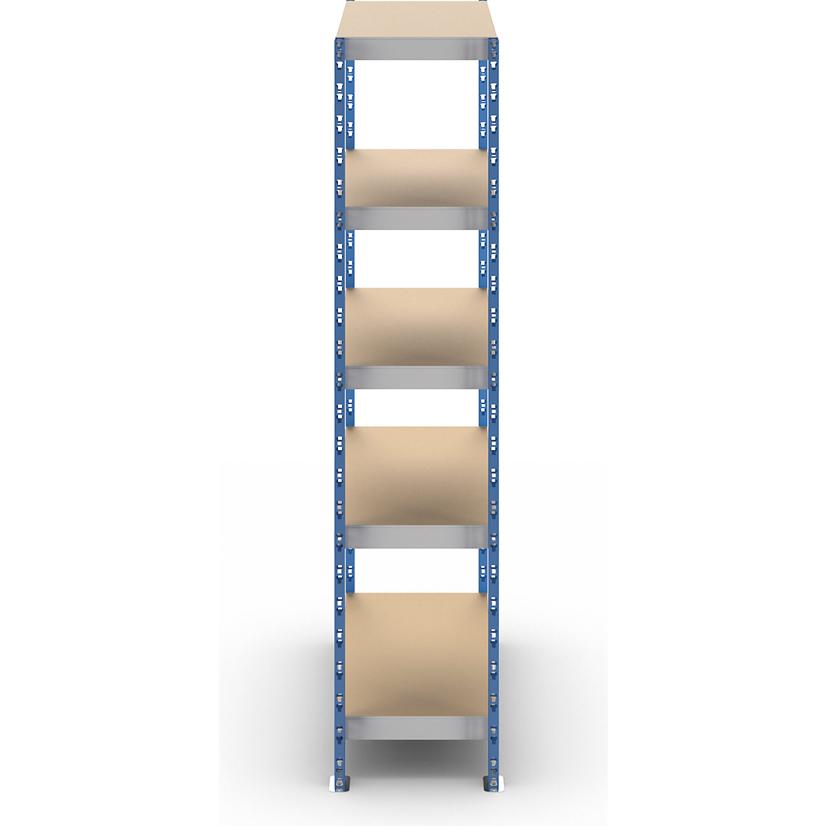 Raft universal cu polițe, stabil – eurokraft basic (Imagine produs 4)-3