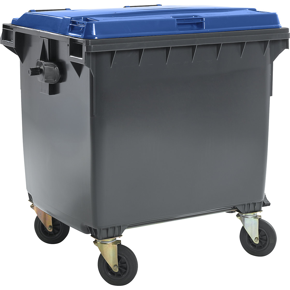 Container per rifiuti in plastica, DIN EN 840, capacità 1100 l, largh. x alt. x prof. 1370 x 1470 x 1115 mm, undefined-3