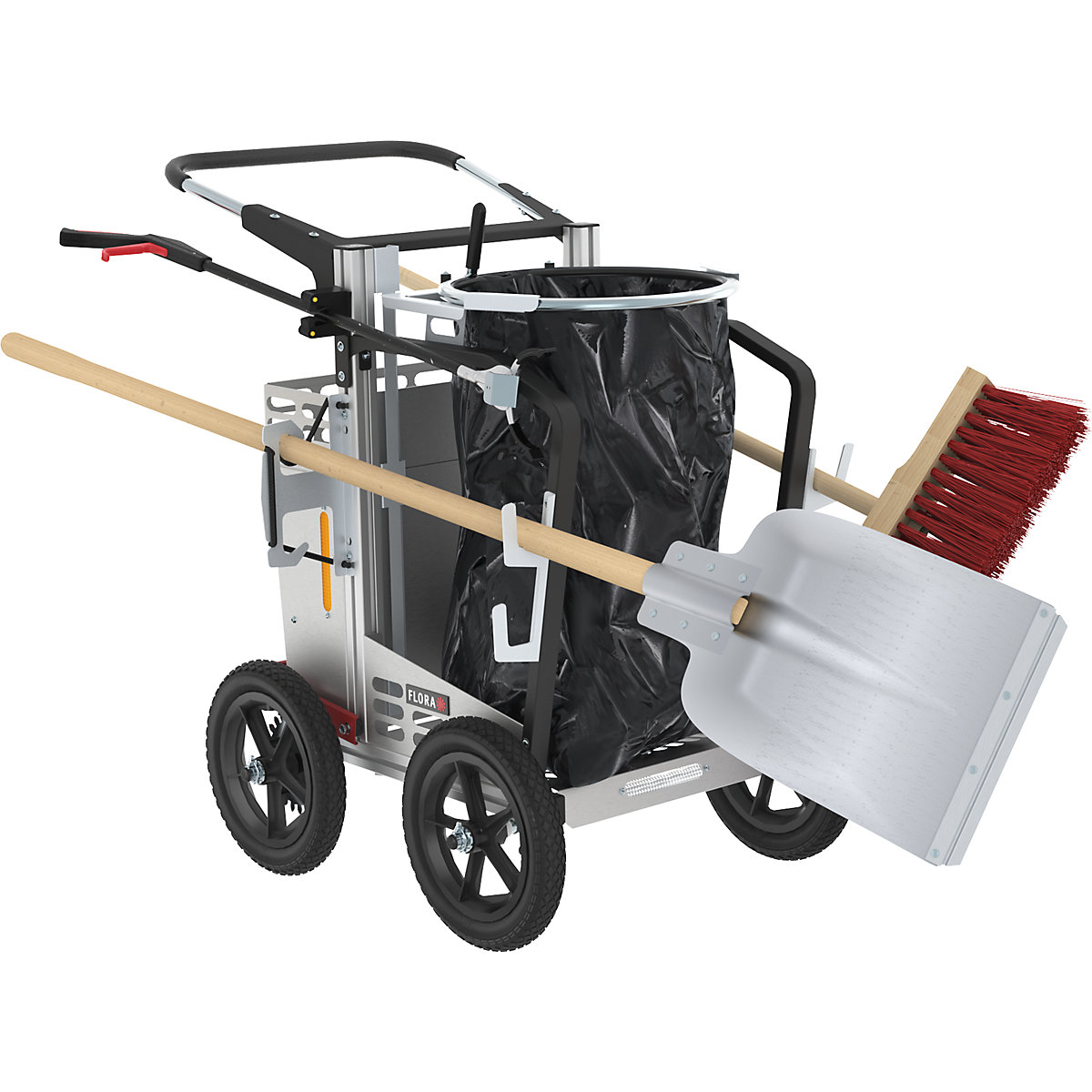 Carrello per la raccolta dei rifiuti Picobello City – FLORA