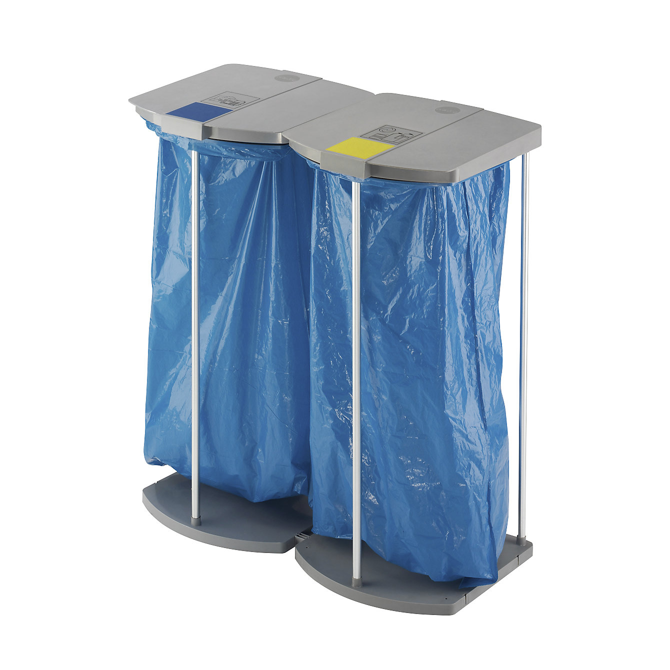 Sacchetti spazzatura azzurri ingrosso 50x60 cm 1200 pz