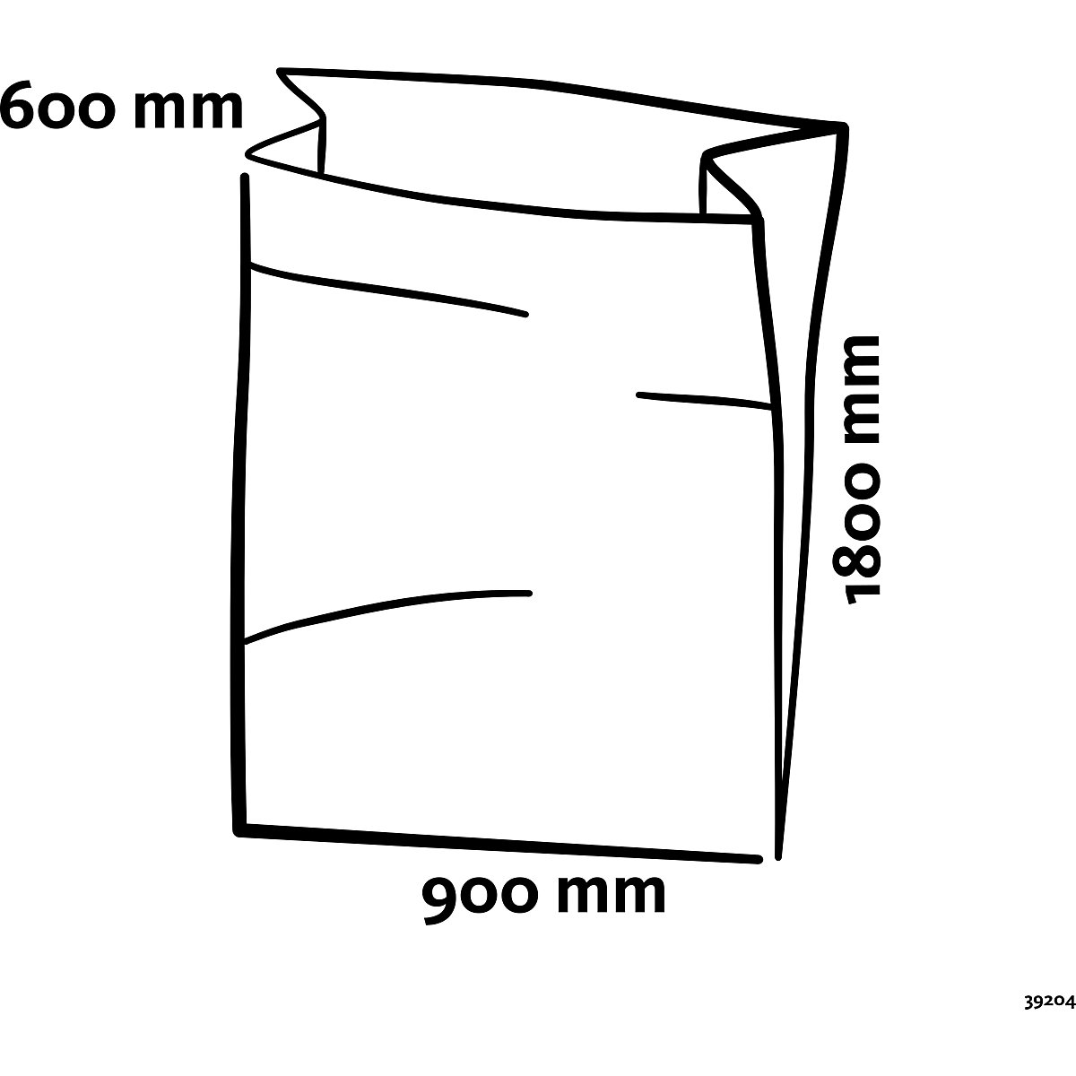 Velike vreče za odpadke, LDPE (Slika izdelka 4)-3