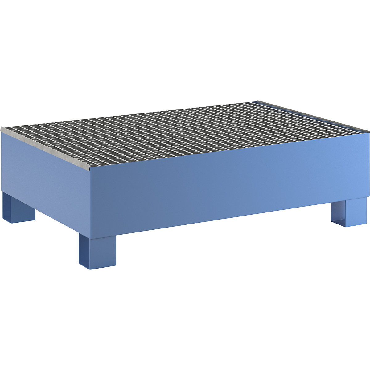 Stalowa wanna wychwytowa do beczek 200 l – eurokraft basic (Zdjęcie produktu 4)-3