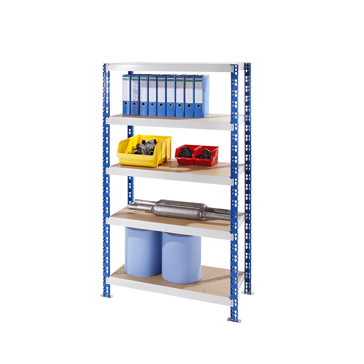 Univerzalen sestavljiv regal, stabilen – eurokraft basic (Slika izdelka 9)-8