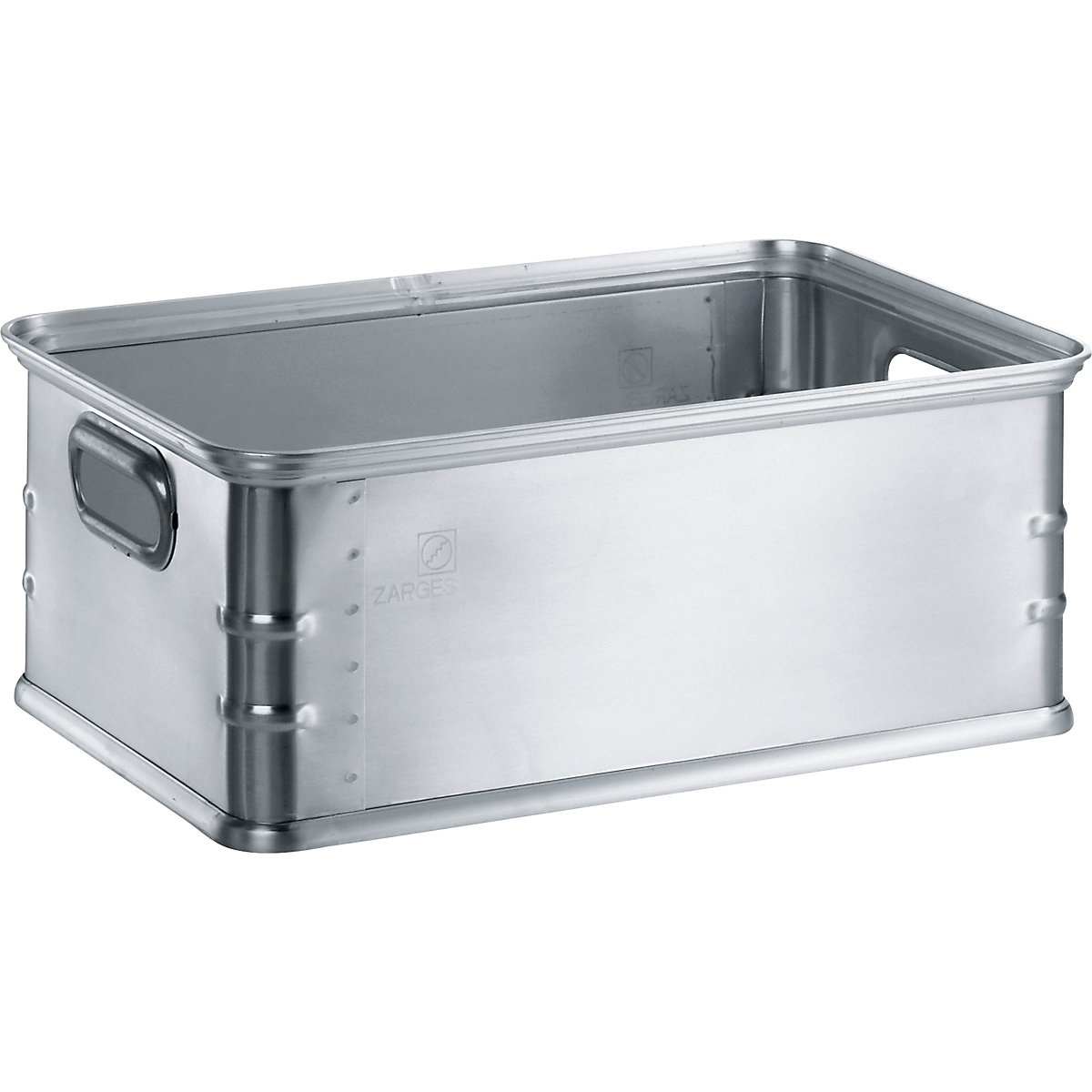 Transportni in podstavni voziček za posode za zlaganje iz aluminija – ZARGES