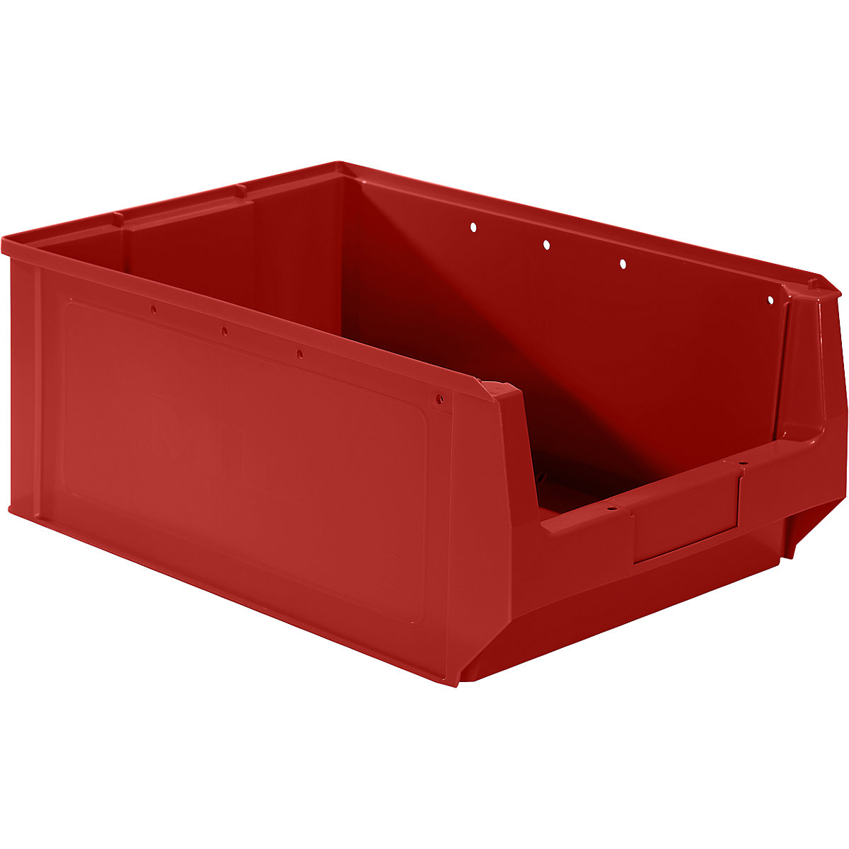 Odprta skladiščna posoda iz polietilena – mauser, DxŠxV 500 x 310 x 200 mm, rdeča, DE 10 kosov-6