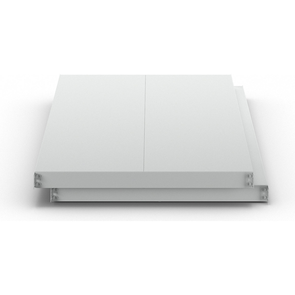 Polica od čeličnog lima, pak. 2 kom. – eurokraft basic (Prikaz proizvoda 3)-2