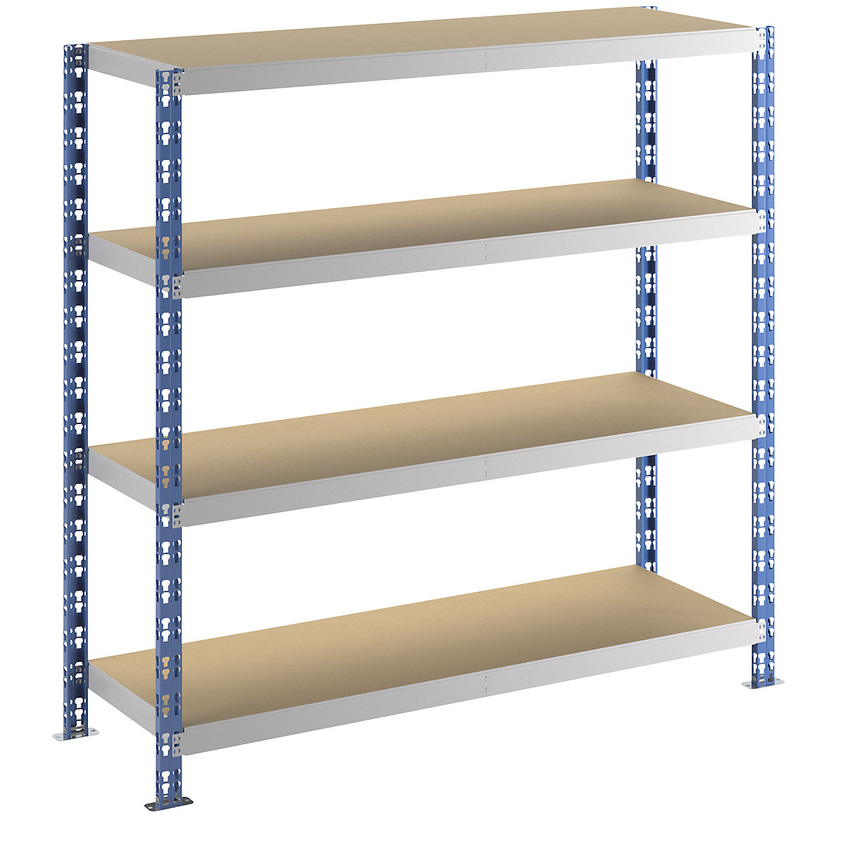 Sastavni regal s velikim policama &ndash; eurokraft basic