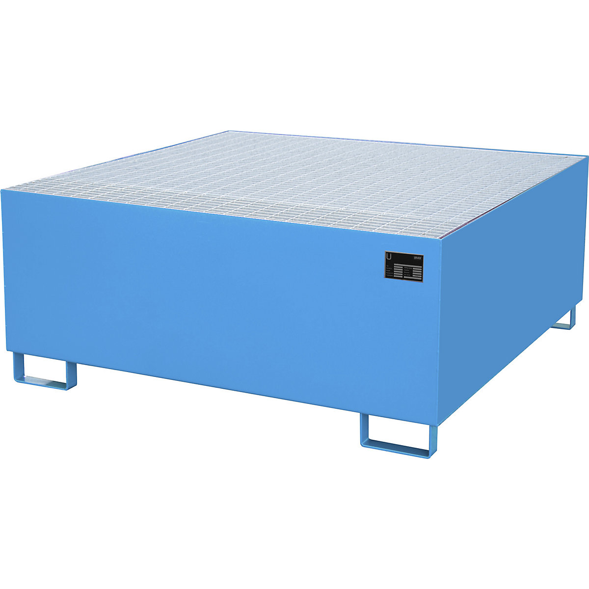 Ocelová záchytná vana pro kontejnery IBC / KTC – eurokraft pro (Obrázek výrobku 2)-1