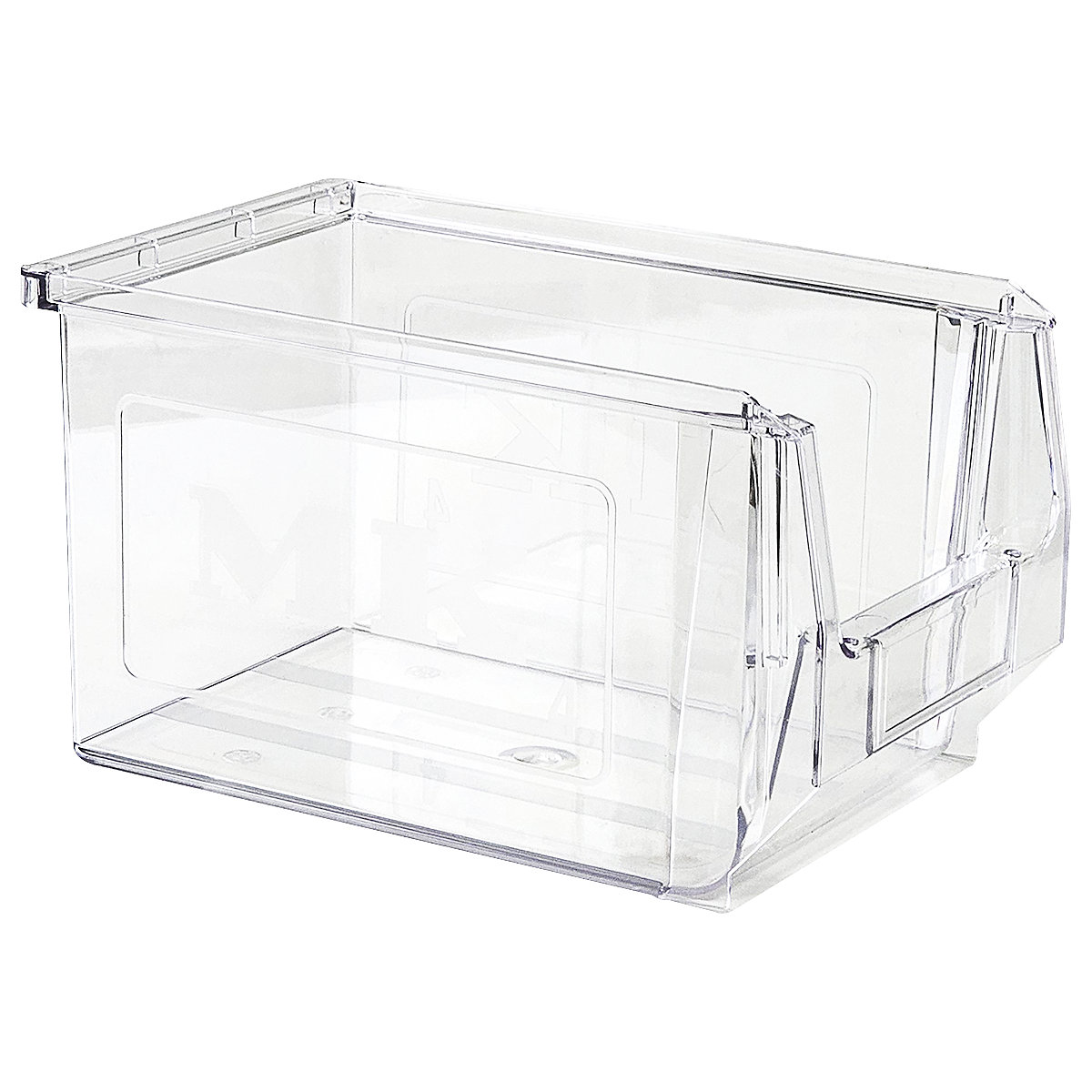 Transparentní přepravka, materiál SAN &ndash; mauser