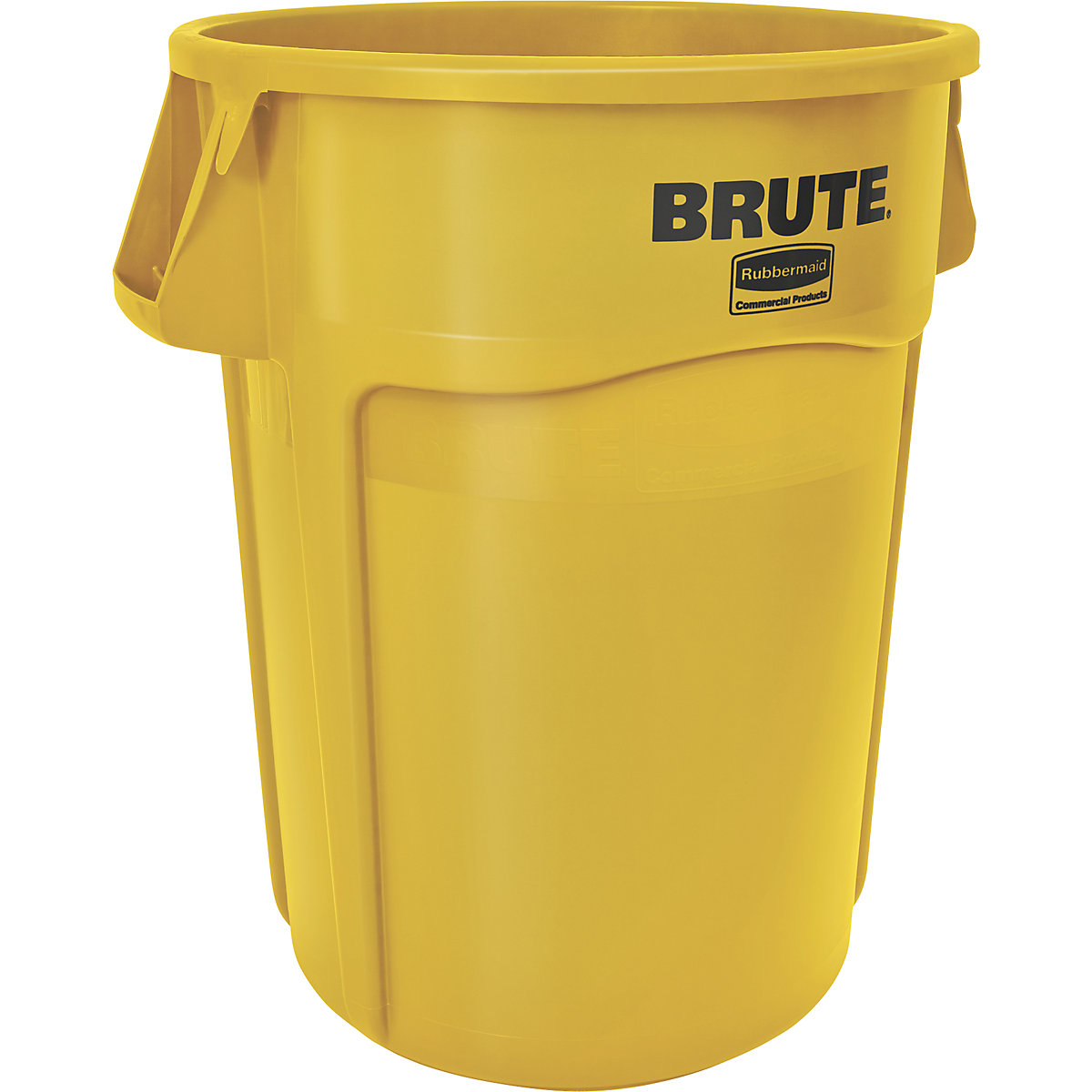 Univerzální kontejner BRUTE®, kulatý – Rubbermaid, objem 166 l, žlutá-13