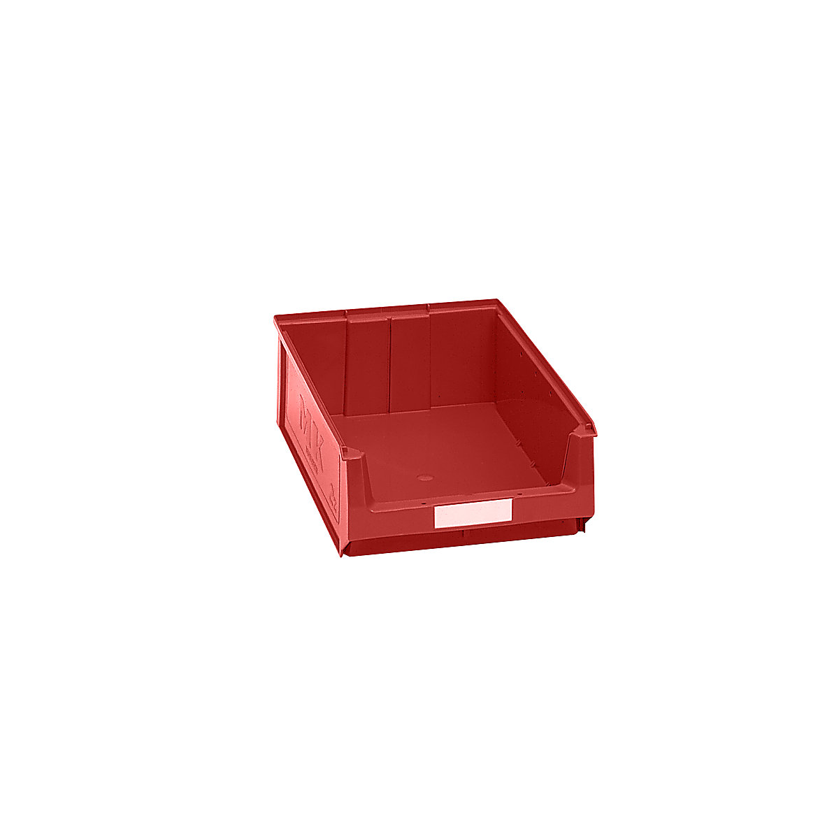 Prepravka s viditeľným obsahom z polyetylénu – mauser, d x š x v 500 x 310 x 140 mm, červená, OJ 14 ks-8