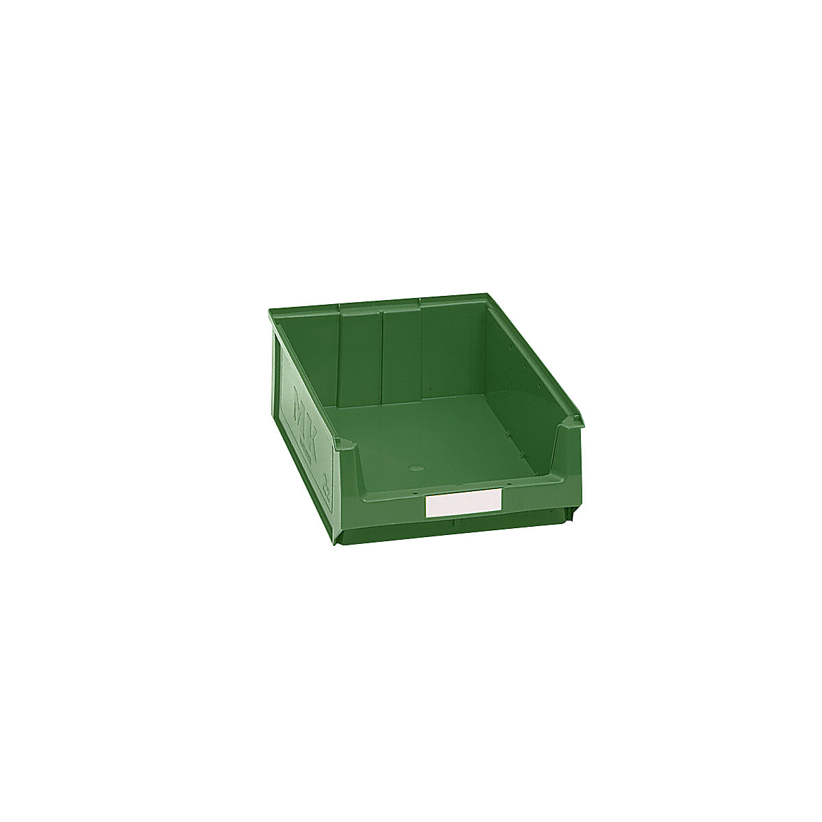 Prepravka s viditeľným obsahom z polyetylénu – mauser, d x š x v 500 x 310 x 140 mm, zelená, OJ 14 ks-7