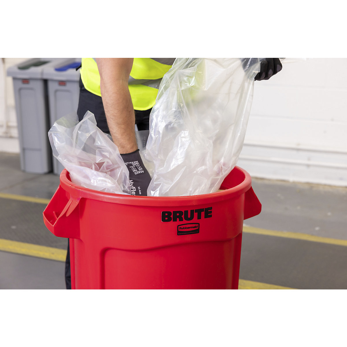 Kontener uniwersalny BRUTE®, okrągły – Rubbermaid (Zdjęcie produktu 4)-3