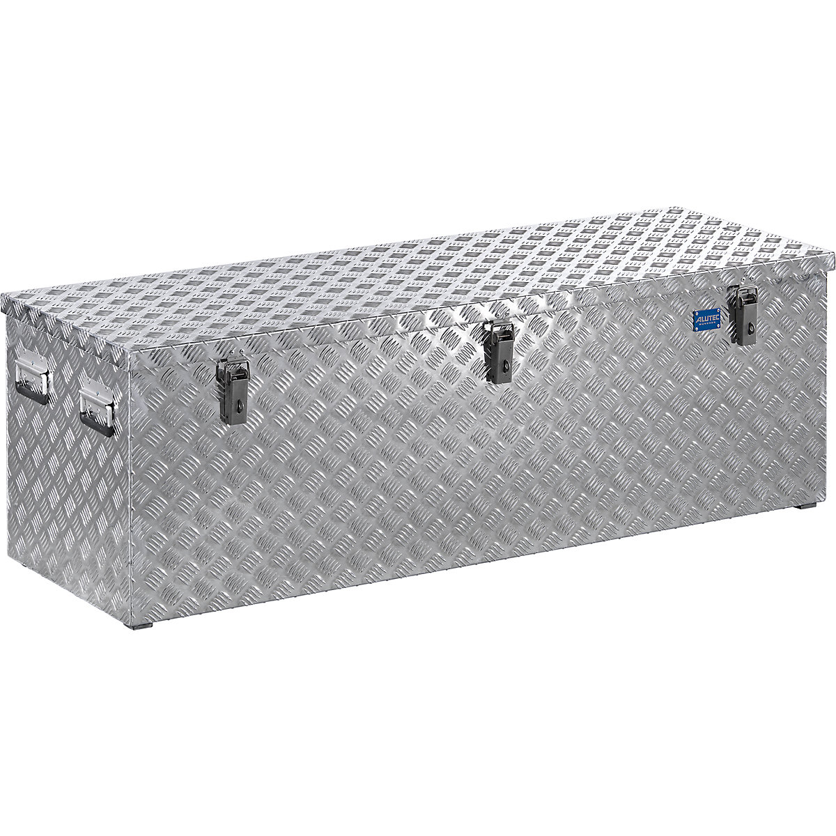 Aluminiowa walizka transportowa z blachy rowkowanej