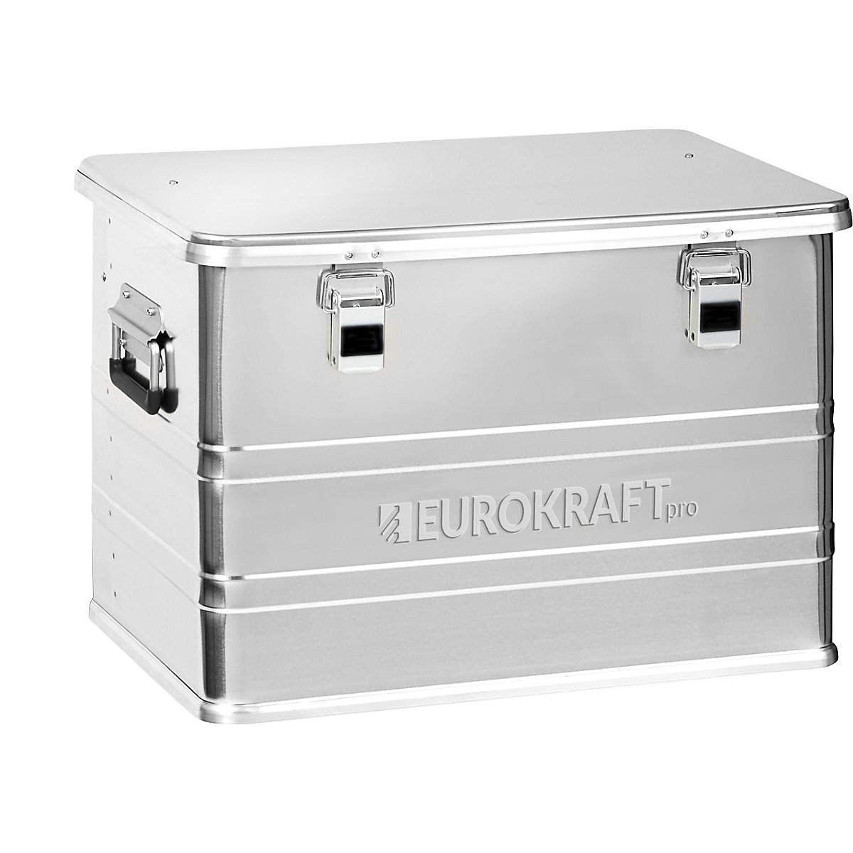 Pojemnik aluminiowy Industry – eurokraft pro, poj. 73 l, zewn. dł. x szer. x wys. 580 x 385 x 398 mm-1