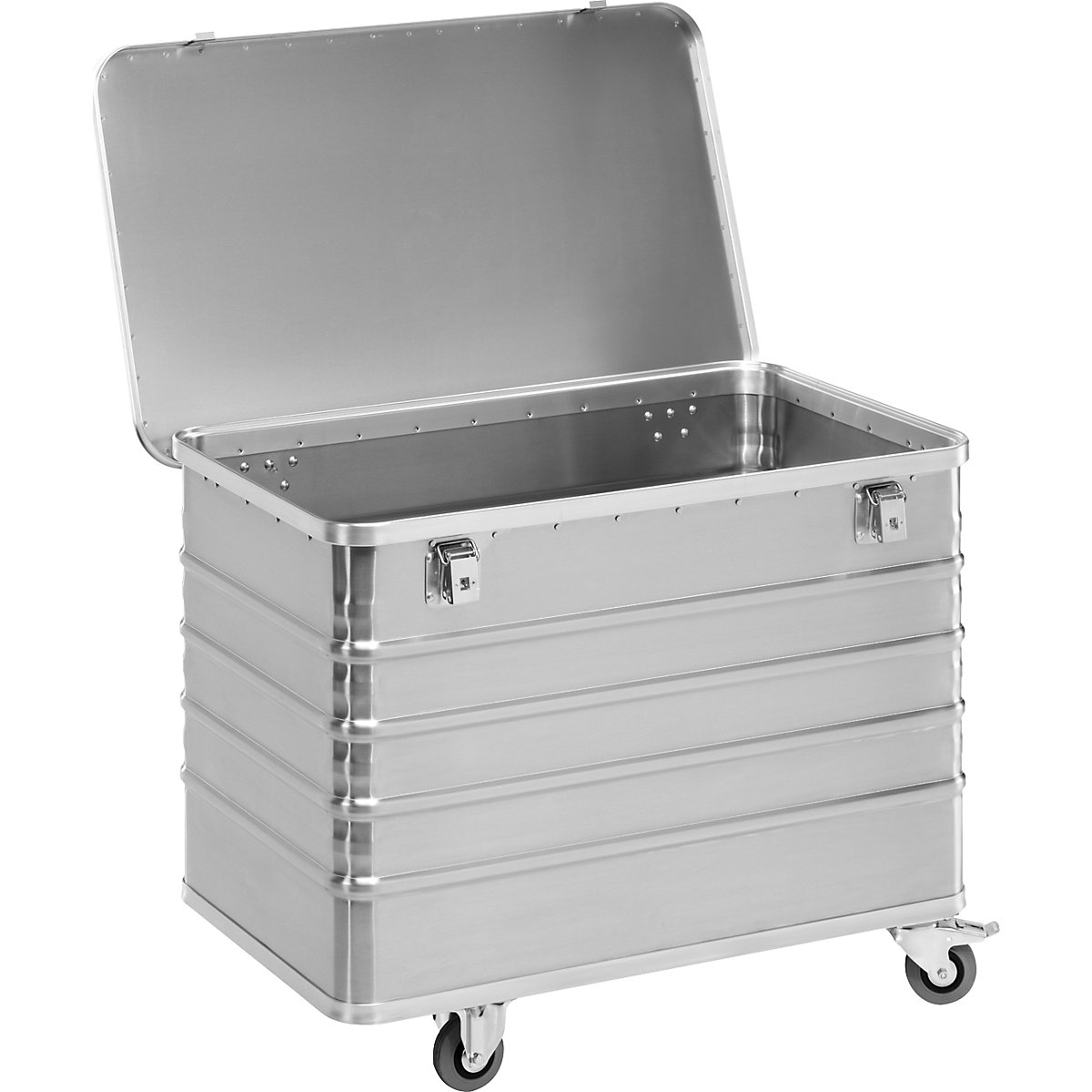 Wózek skrzyniowy z aluminium, pełna ścianka – Gmöhling (Zdjęcie produktu 9)-8