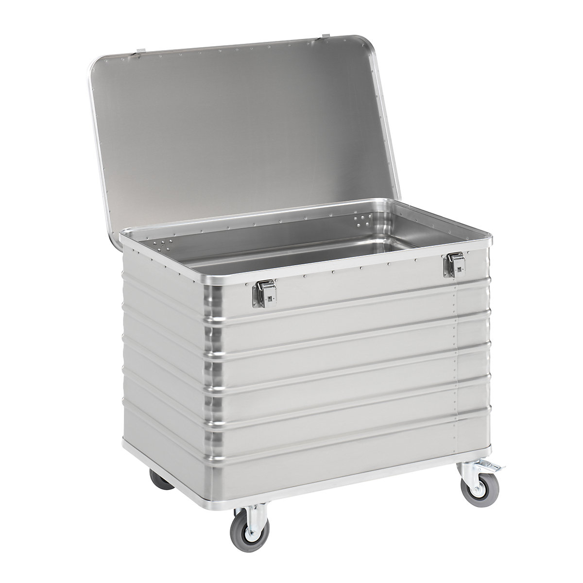 Wózek skrzyniowy z aluminium, pełna ścianka – Gmöhling (Zdjęcie produktu 8)-7