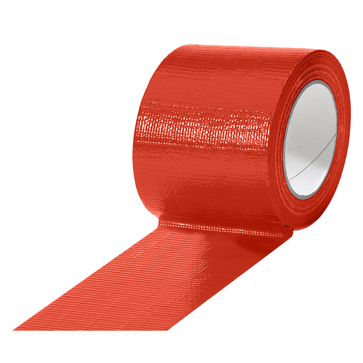 Textielband – ratioform, in verschillende kleuren, VE = 12 rollen, rood, bandbreedte 75 mm-15