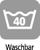 Waschbar bis 40 °C