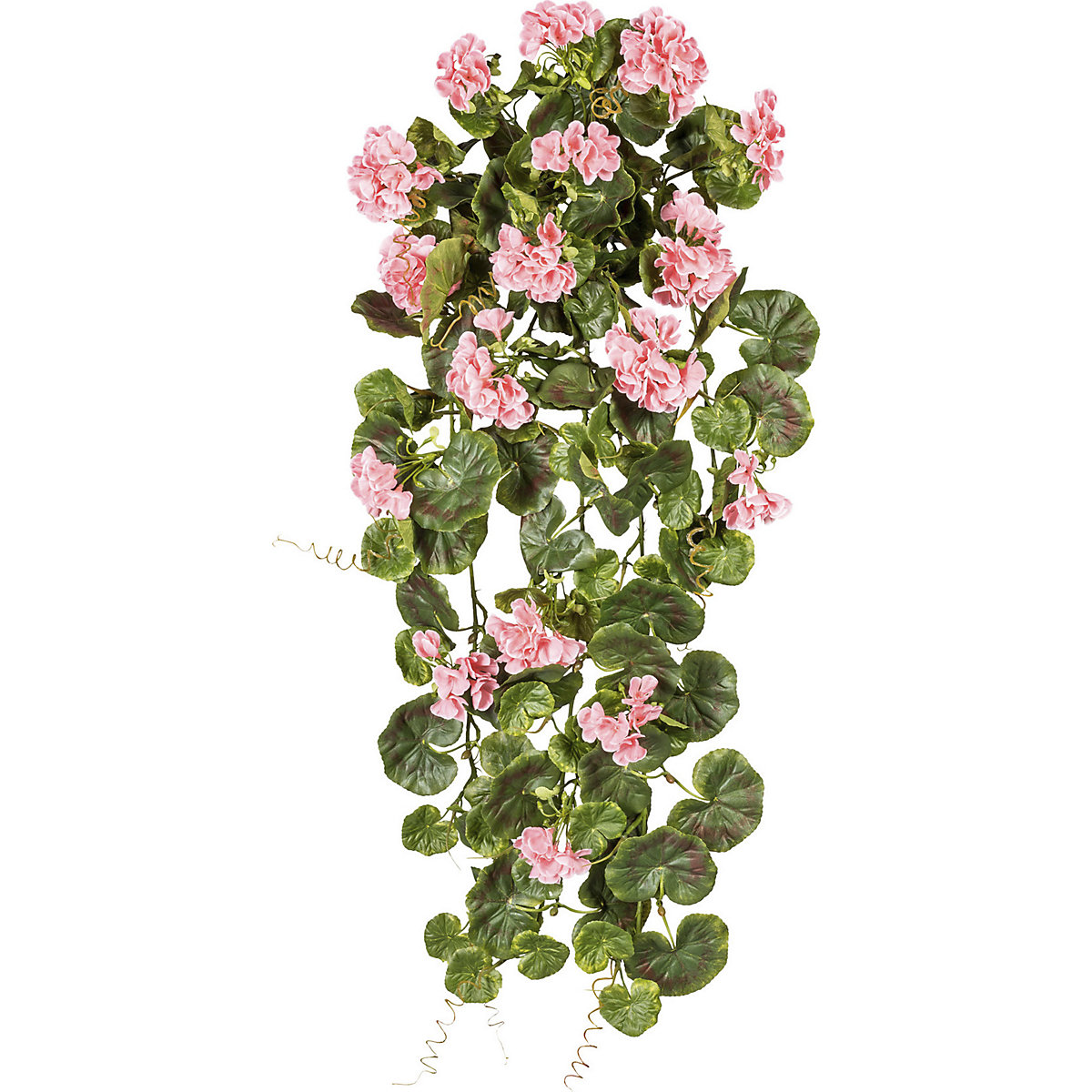 Geranienhänger, Höhe 800 mm, UV-beständig, Blüten rosa