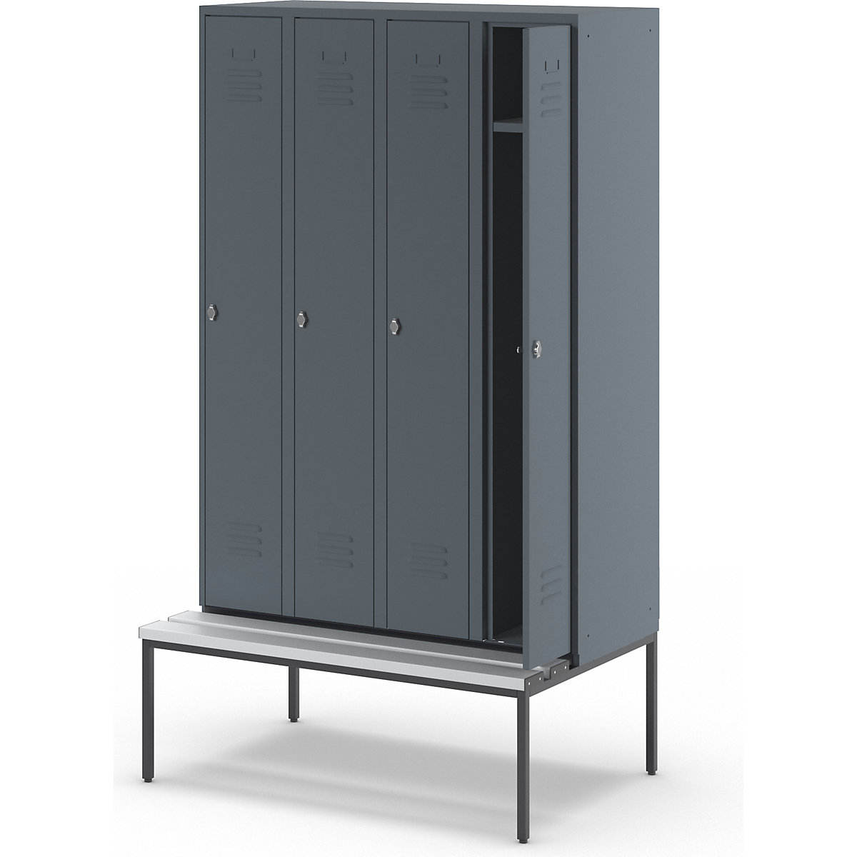 Spind Berlin 2 Sitzbank Wolf (Produktabbildung 7)-6
