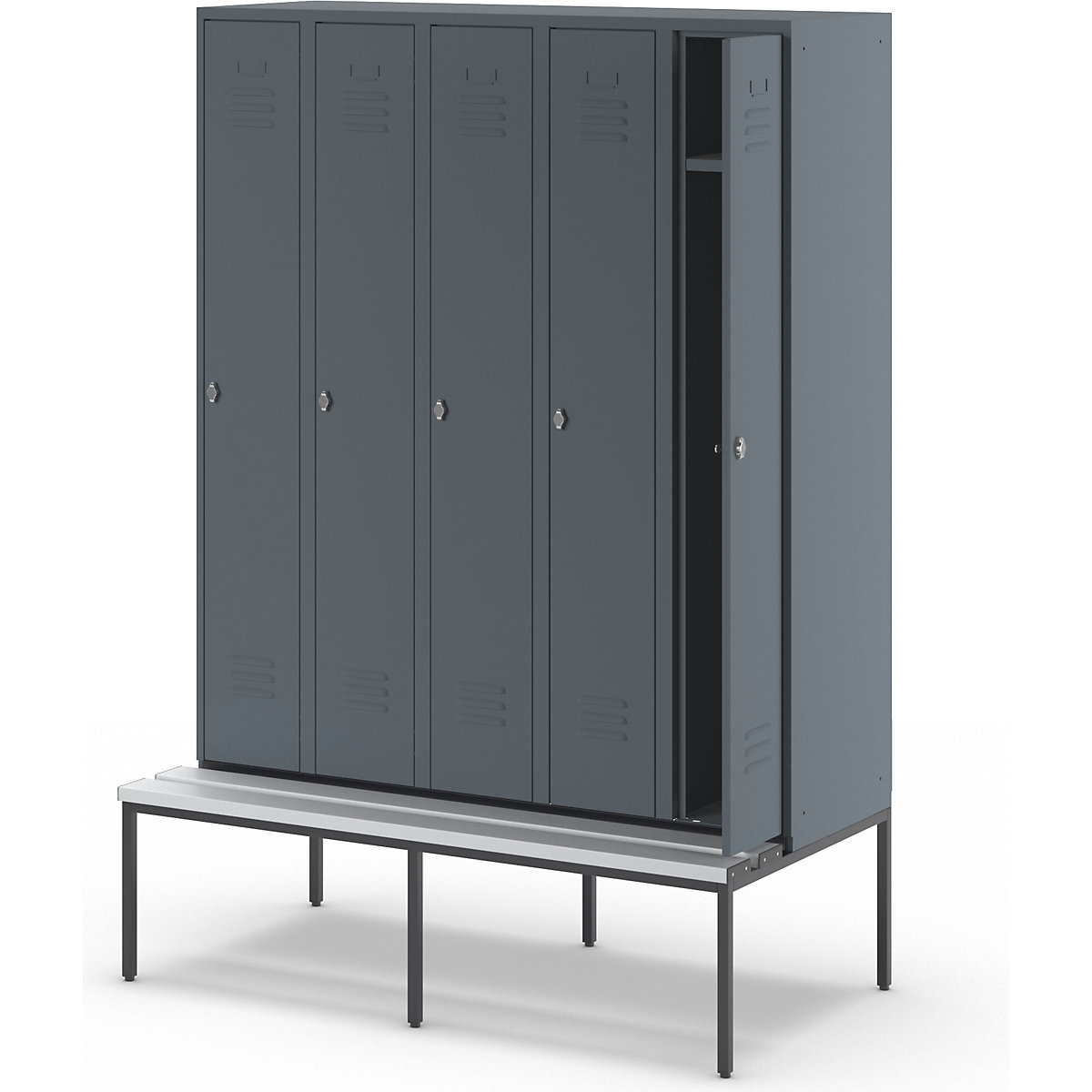Spind Berlin 2 Sitzbank Wolf (Produktabbildung 7)-6