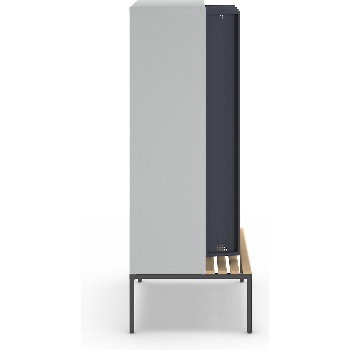 Spind Bremen Sitzbank eurokraft pro (Produktabbildung 3)-2