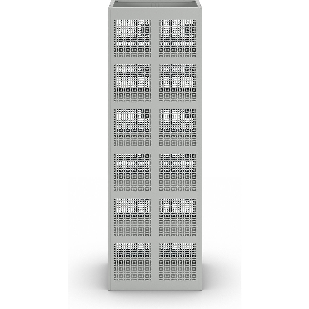 6er-Schließfachschrank, Lochblech eurokraft pro (Produktabbildung 4)-3