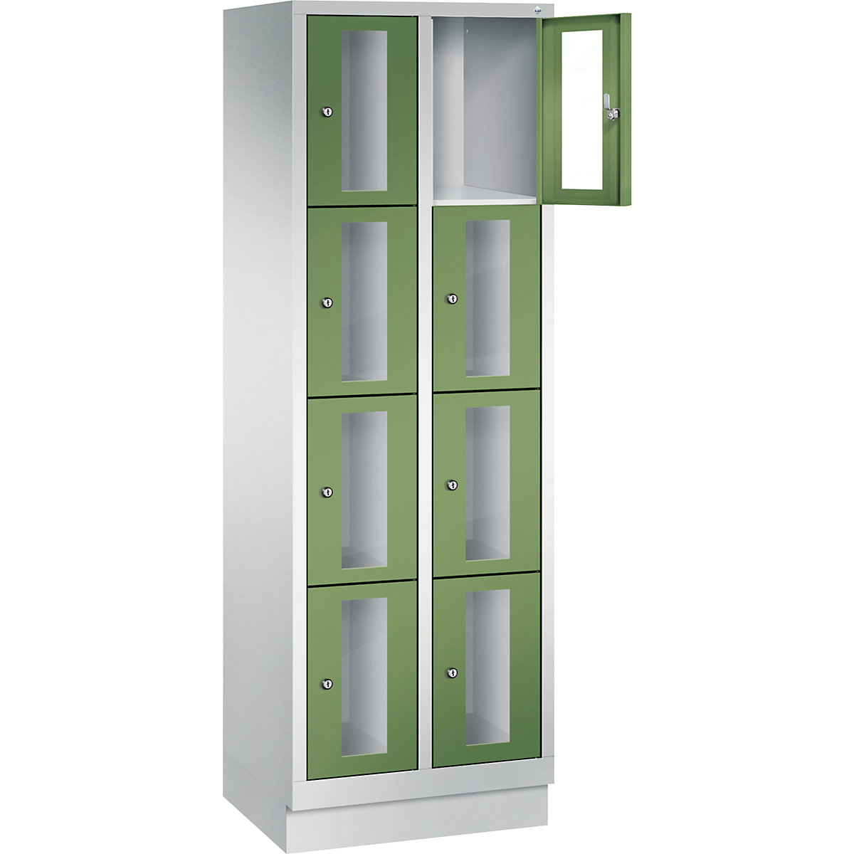 CLASSIC Fächerschrank, Fachhöhe 375 mm, mit Sockel C+P (Produktabbildung 2)-1