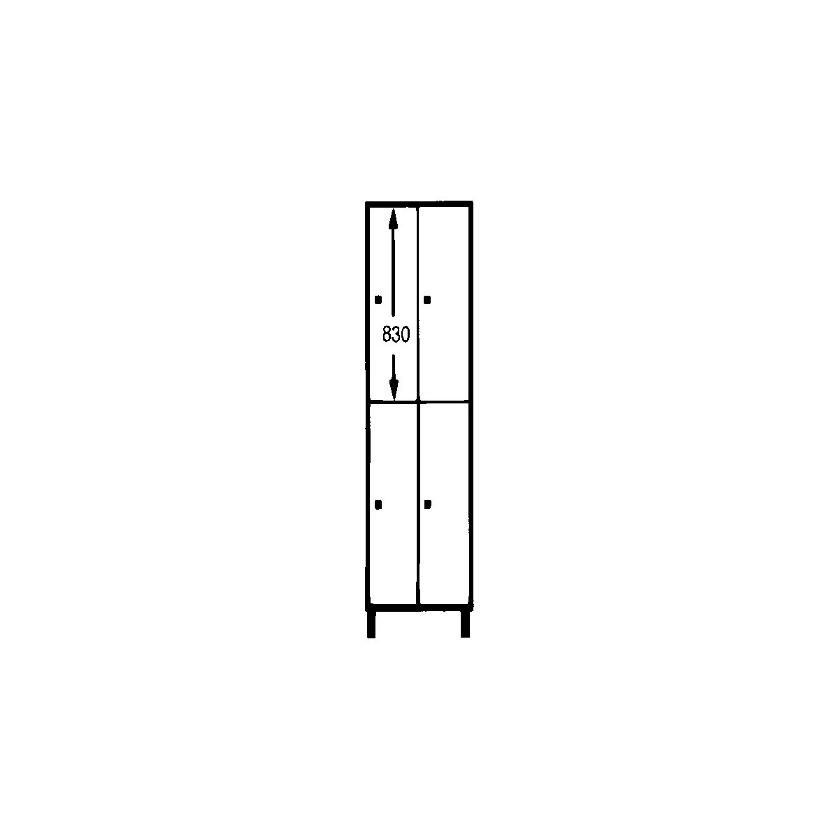 Doppelstock-Spind München Wolf (Produktabbildung 3)-2