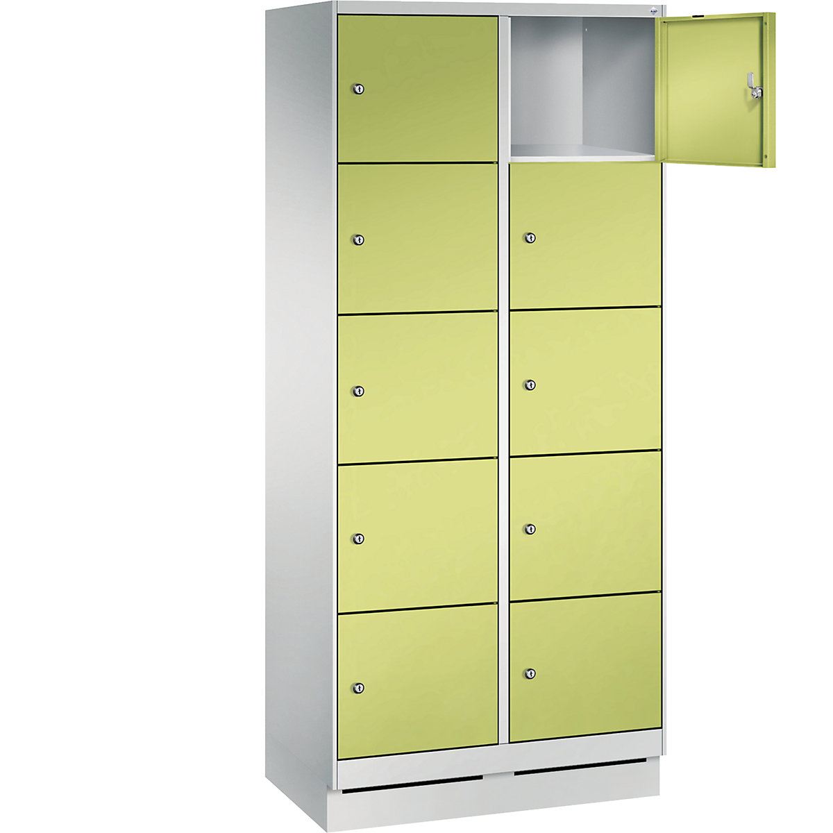 EVOLO Fächerschrank, mit Sockel C+P (Produktabbildung 2)-1