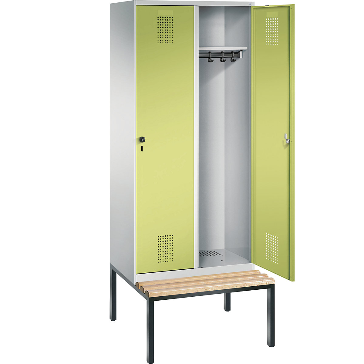 EVOLO Garderobenschrank, mit Sitzbank C+P (Produktabbildung 20)-19