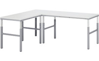 Arbeitsplatz-System, höhenverstellbar von 650 - 1000 mm