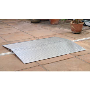 Threshold plate, two-part