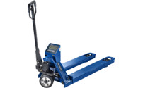 Pallet truck with weighing scale