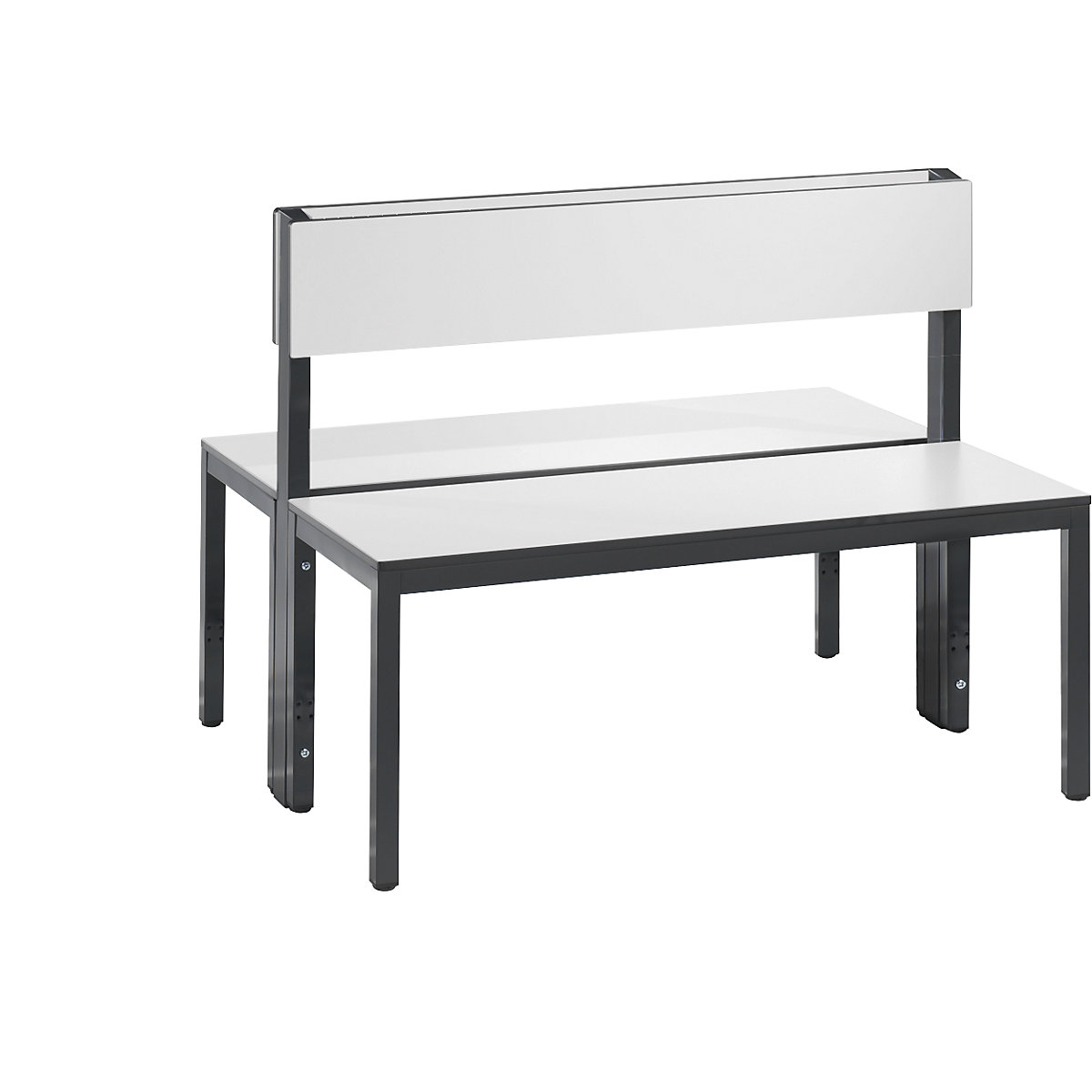 COMFORT cloakroom bench, double sided - C+P