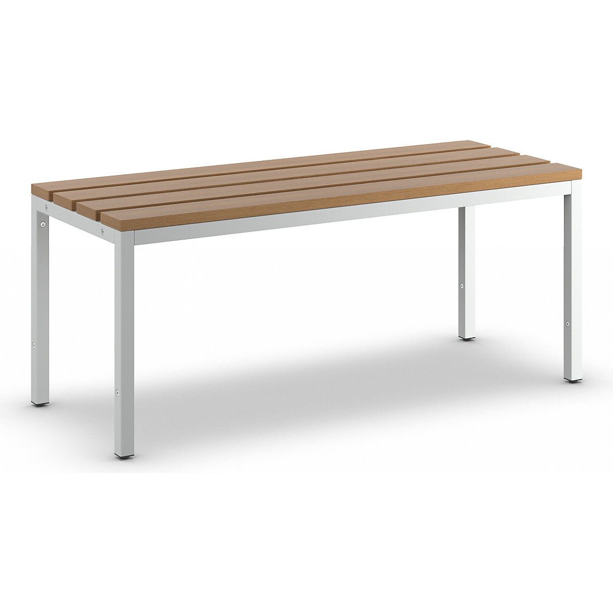 Changing room bench, single sided – eurokraft basic