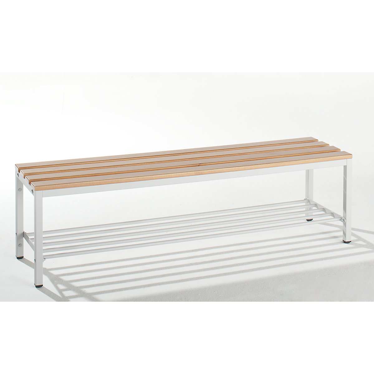 Cloakroom bench, single sided – eurokraft basic (Product illustration 4)-3