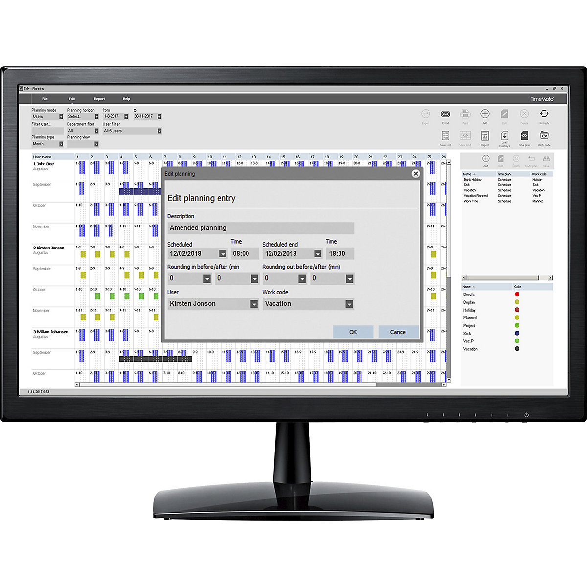 TIMEMOTO time and attendance recording device – Safescan (Product illustration 12)-11