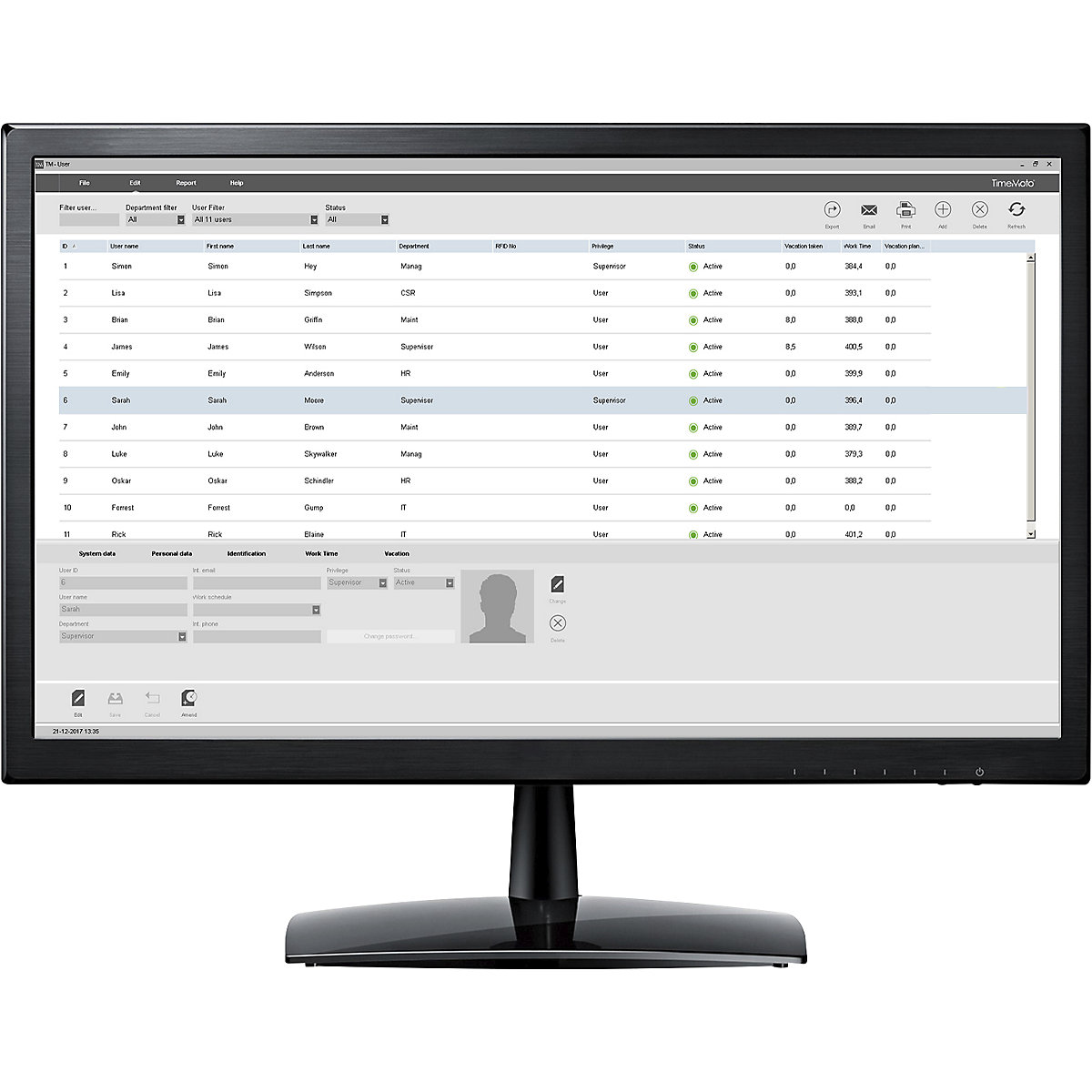 TIMEMOTO time and attendance recording device – Safescan (Product illustration 17)-16