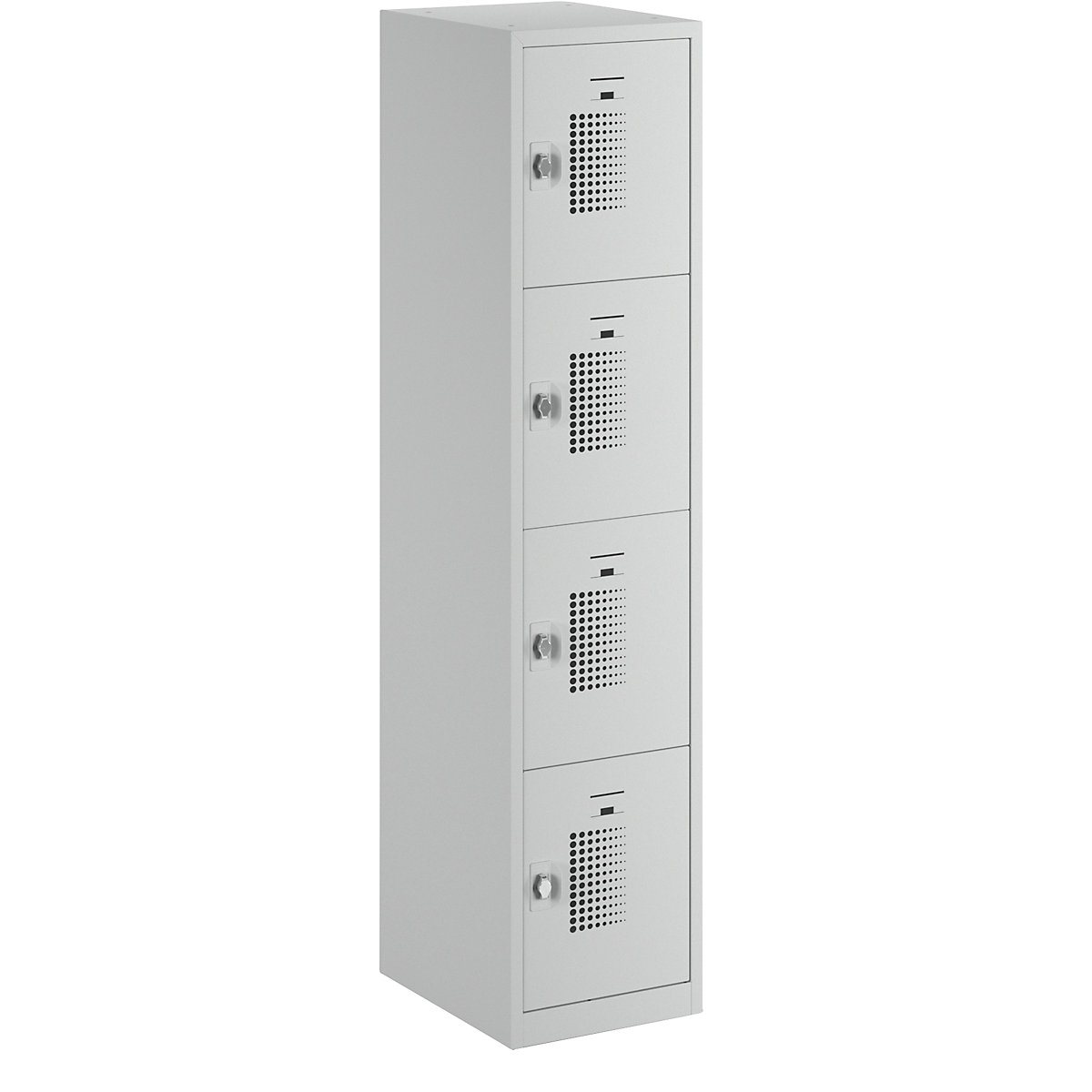Amsterdam 4-fold compartment locker - eurokraft basic