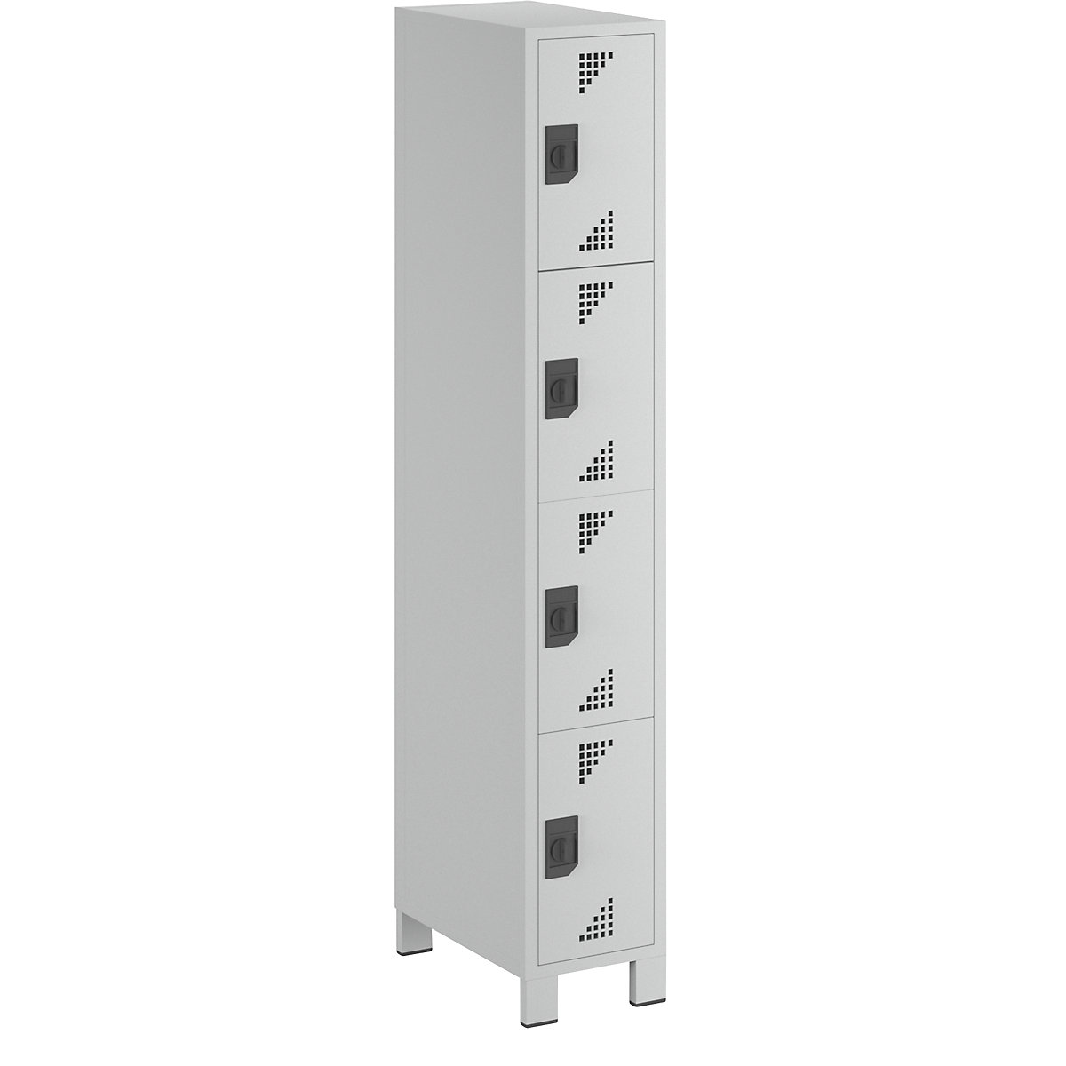 Bremen 4-fold compartment locker - eurokraft pro