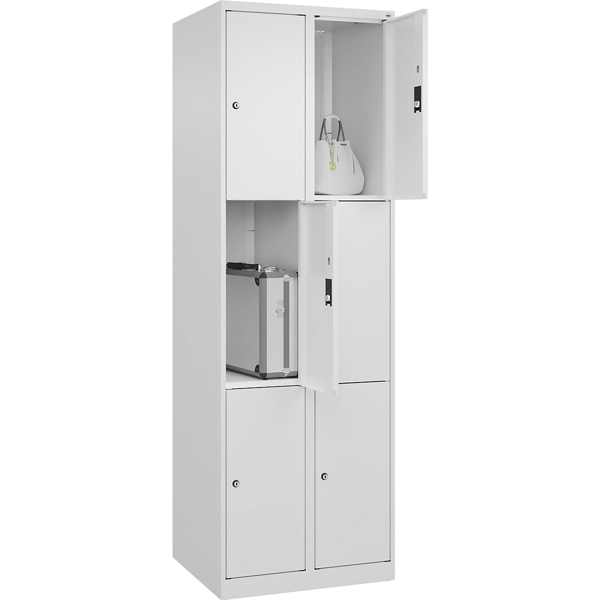 Classic PLUS 3-fold compartment locker - C+P