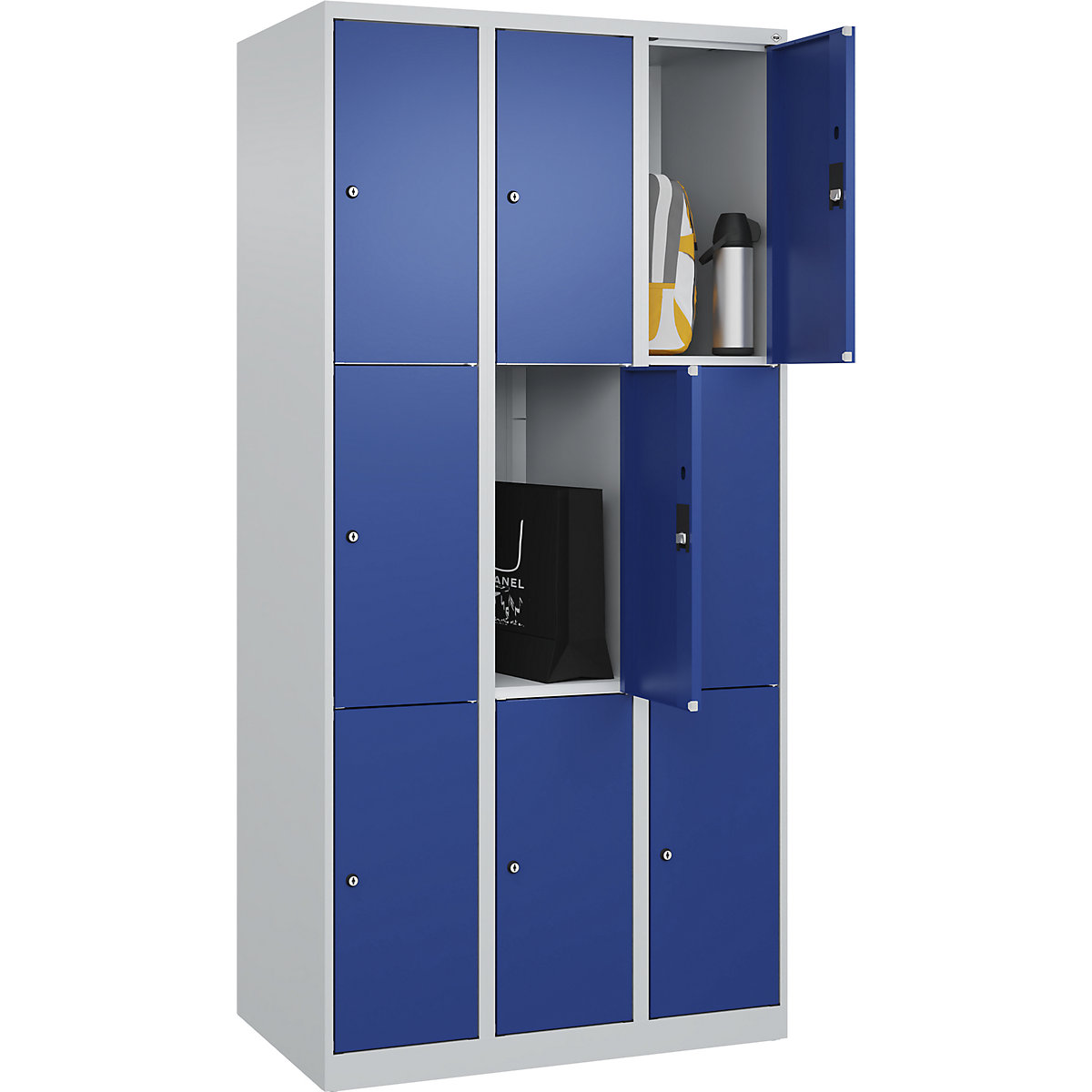 Classic PLUS 3-fold compartment locker - C+P