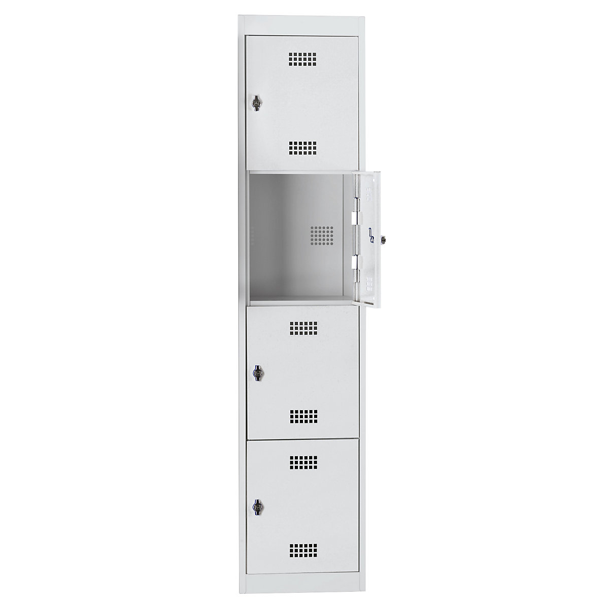 Hamburg 4-fold compartment locker - Wolf