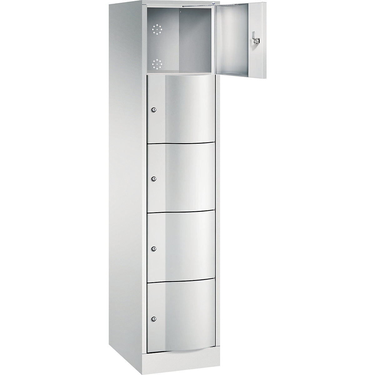 Resisto 5-fold compartment locker - C+P
