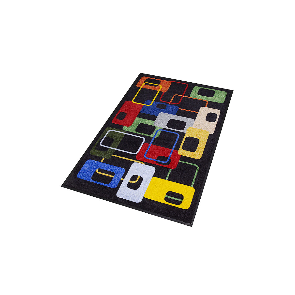 Designer entrance matting – NOTRAX, modern 70s design, LxW 1200 x 900 mm-3