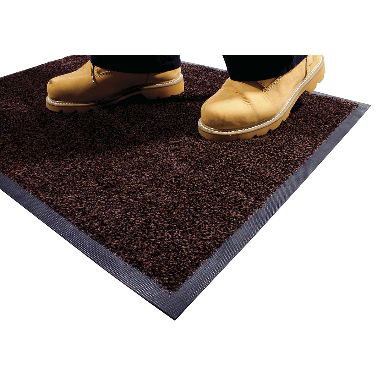 Entrance matting for indoor use, nylon pile, LxW 1750 x 1150 mm, brown
