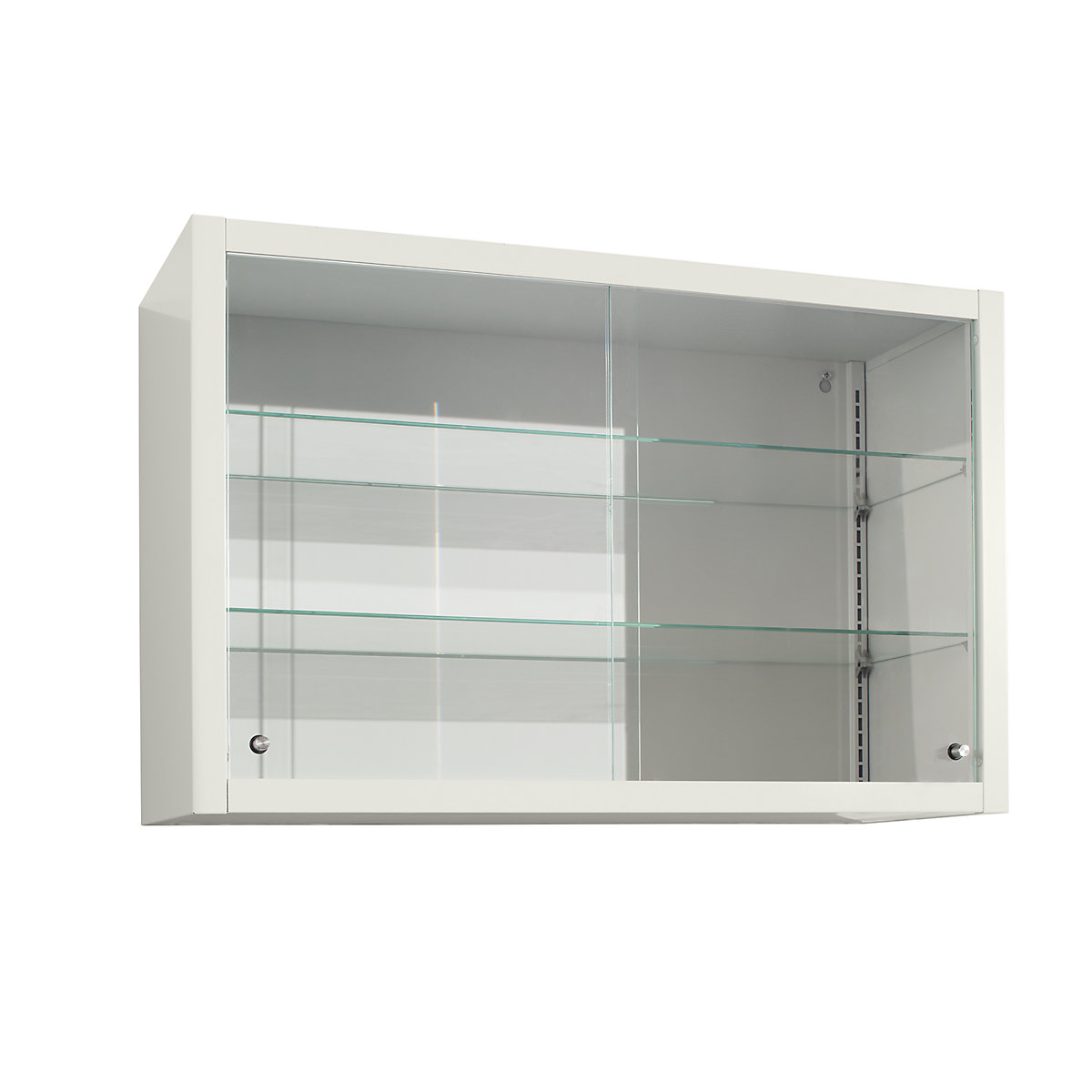 mauser – First aid cupboard, 2 sliding doors, 2 shelves, pure white